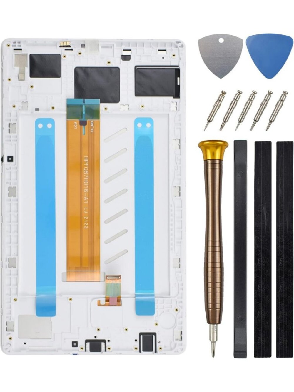 Full Screen Replacement for Galaxy Tab A7 Lite 8.7" - Touch Digitizer, Tool Kit